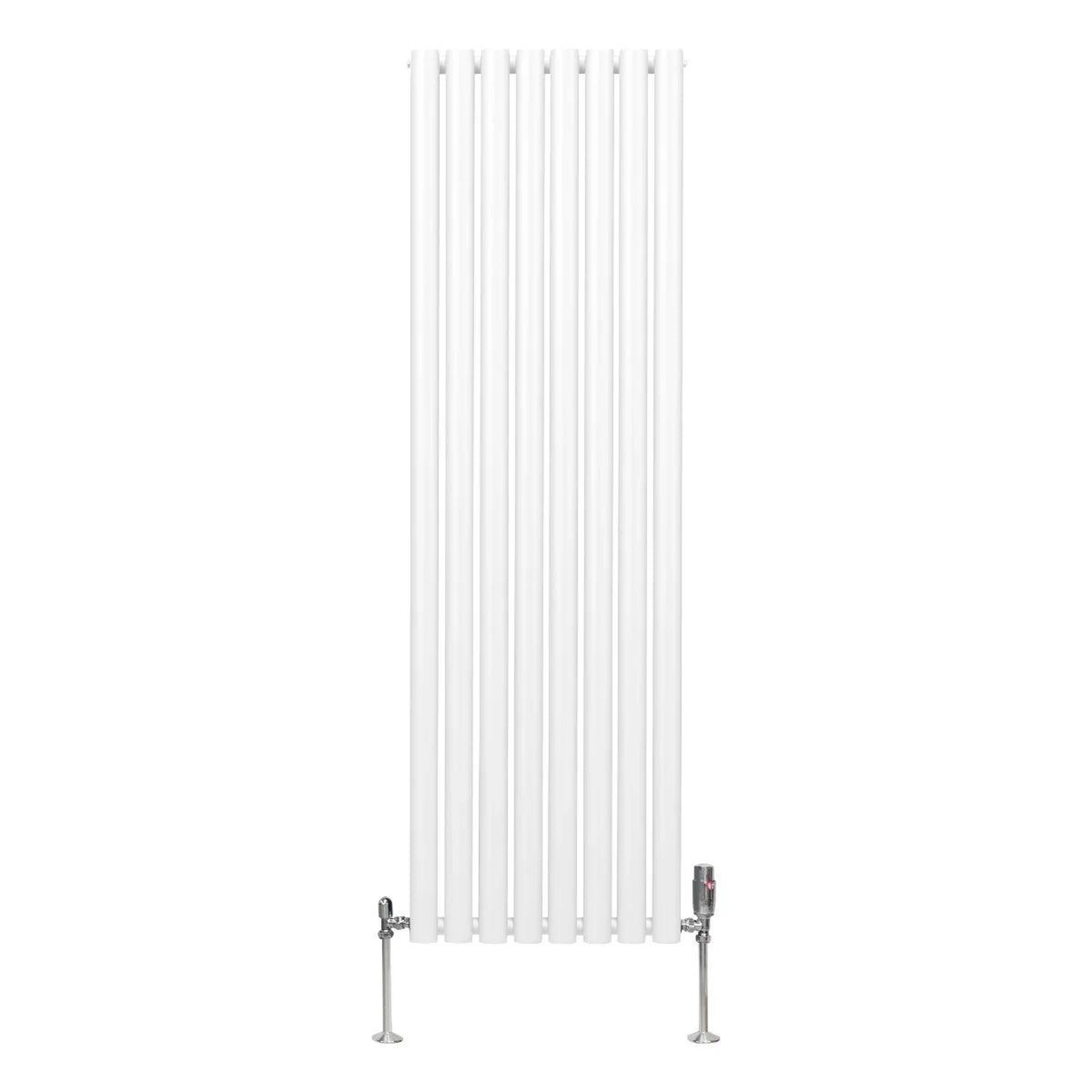 Voir la diapositive 2 : MONSTERSHOP Radiateur à colonnes ovales & robinet, 2 panneaux - 1600 x 480 mm