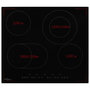 Voir la diapositive 2 : VIDAXL Plaque de cuisson Céramique 4 brûleurs Contrôle tactile 6600 W
