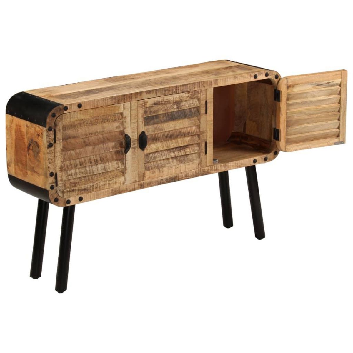 VIDAXL Buffet Bois de manguier massif 120x30x76 cm