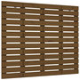 Voir la diapositive 2 : VIDAXL Tete de lit murale Marron miel 141x3x91,5 cm Bois massif de pin