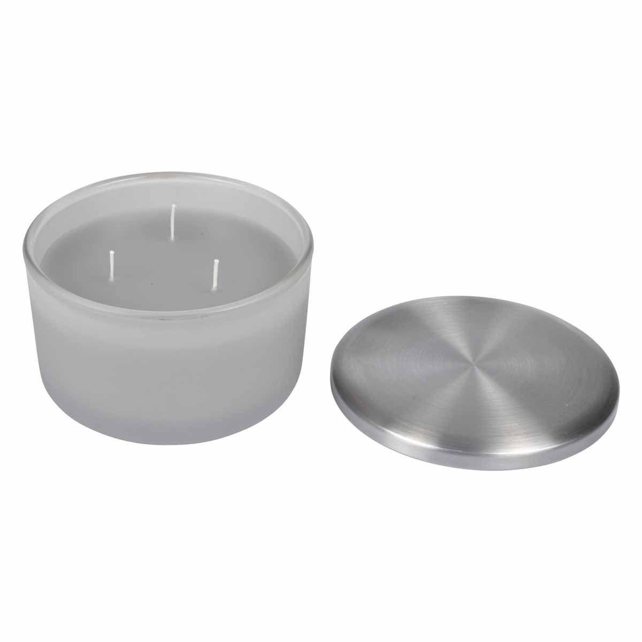 HOMEA Bougie parfumée verrine  tropical fresh  13cm nuage de coton