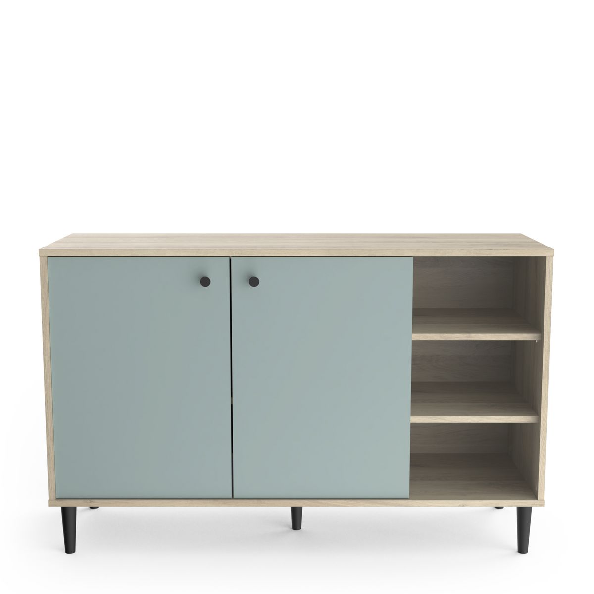 Buffet 2 portes 3 niches L110cm SMART