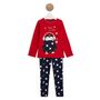 Voir la diapositive 1 : IN EXTENSO Ensemble pyjama polaire pingouin fille