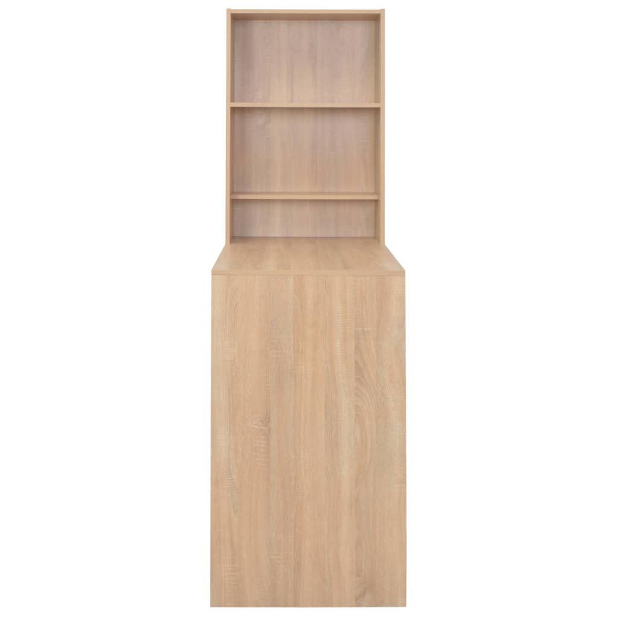 Voir la diapositive 3 : VIDAXL Table de bar avec armoire Chene 115x59x200 cm