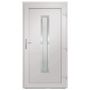 Voir la diapositive 4 : VIDAXL Porte d'entree Blanc 108x200 cm PVC