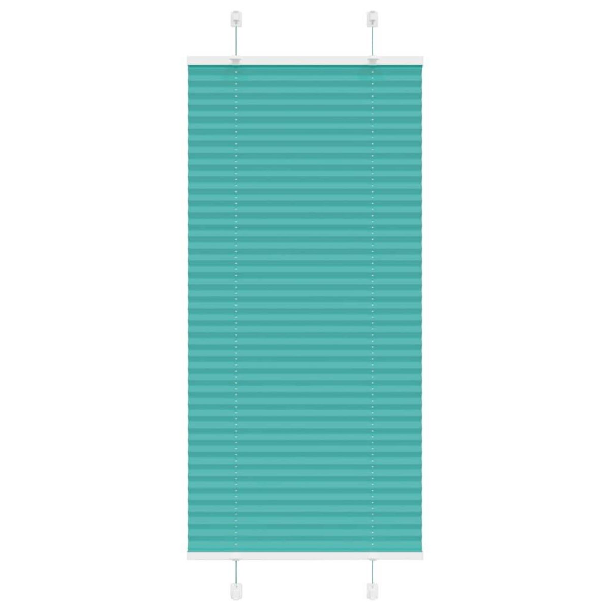 VIDAXL Store plisse vert petrole 55x100 cm largeur du tissu 54,4 cm