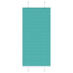 VIDAXL Store plisse vert petrole 55x100 cm largeur du tissu 54,4 cm