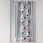 Douceur d'Intérieur Rideau à œillets 140x260 Eden blush gris