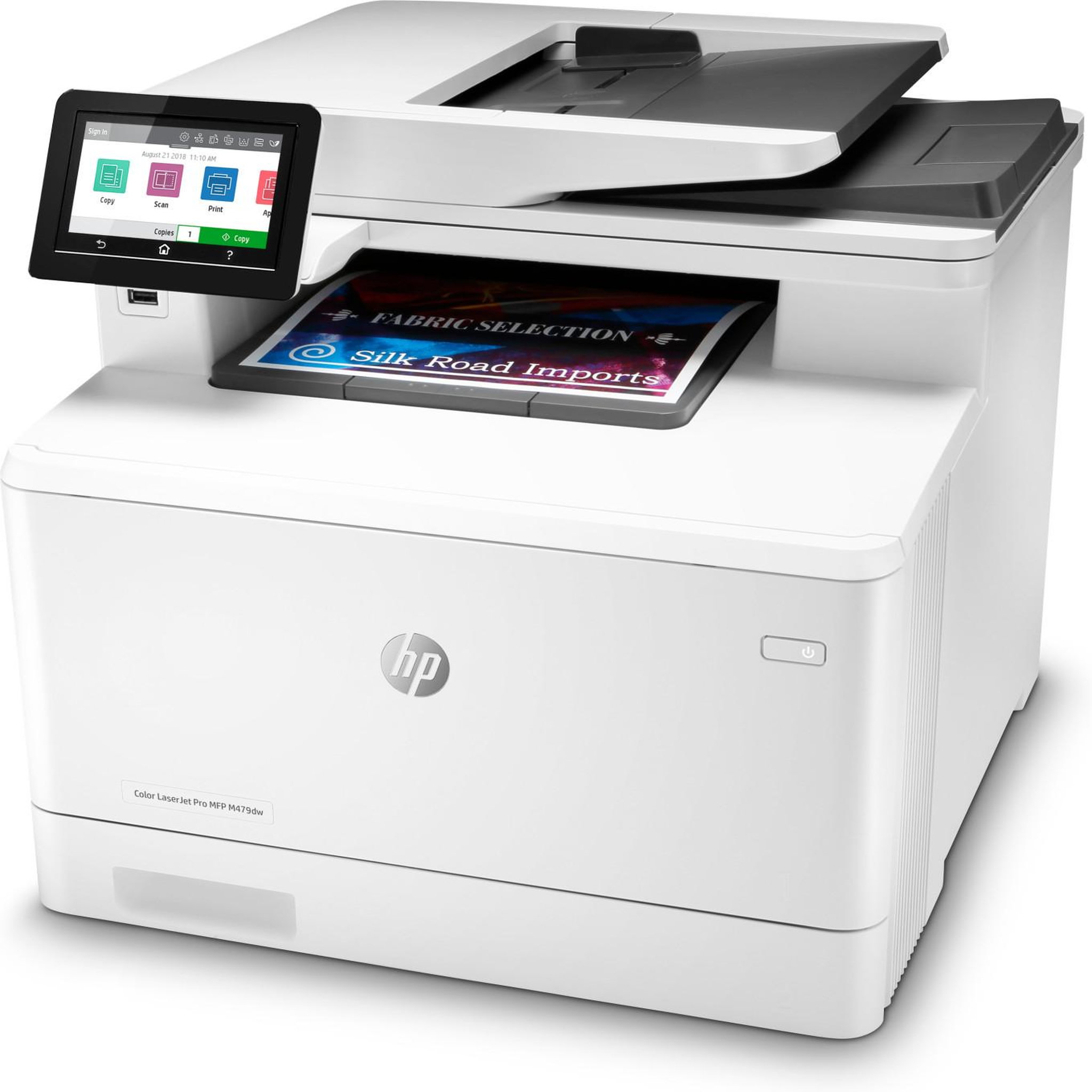 Voir la diapositive 3 : HP Imprimante multifonction hp color laserjet pro m479dw imprimante couleur pour l'impression, la copie, la numérisation, l'impression recto verso. Numériser vers l'e-mail. Pdf adf de 50 feuilles