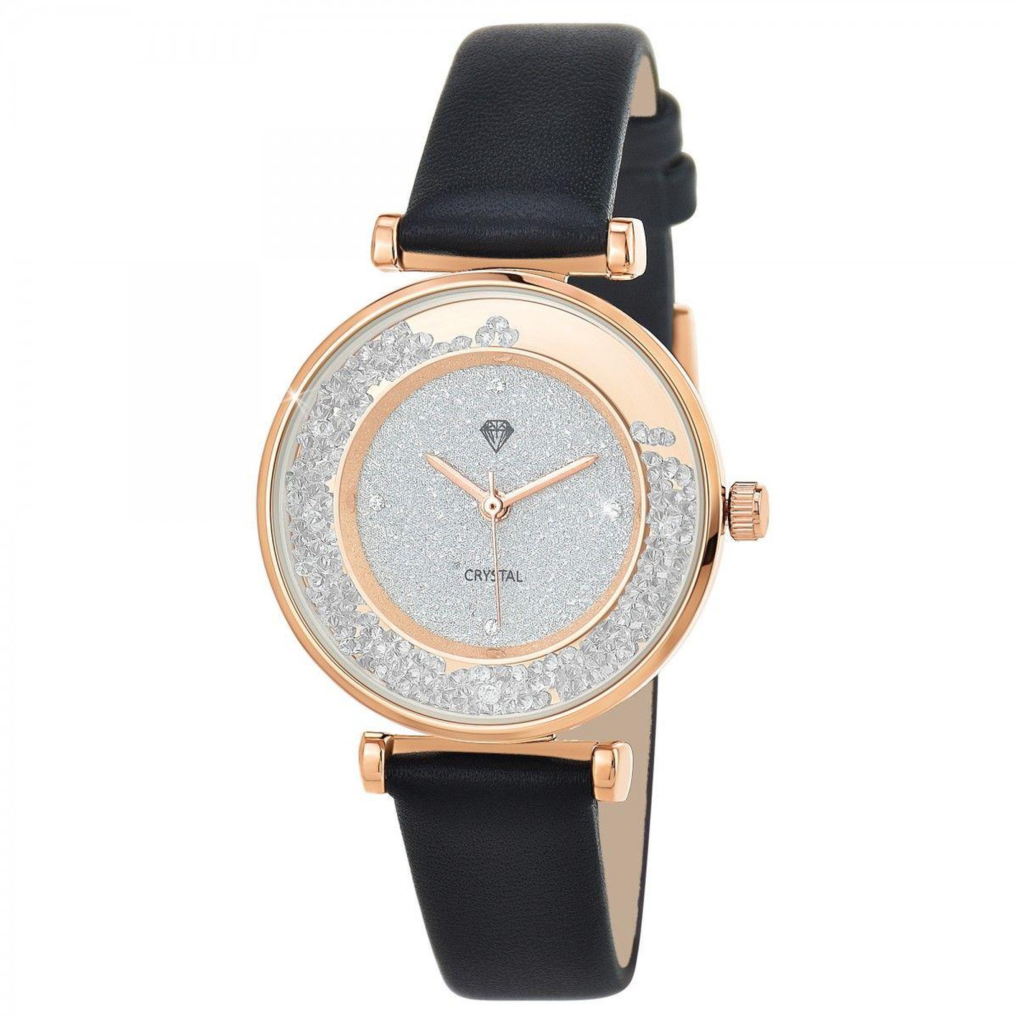 SC CRYSTAL Montre Helèna élégante ornée de Cristaux scintillants