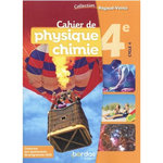 CAHIER DE PHYSIQUE CHIMIE 4E CYCLE 4 REGAUD-VENTO. EDITION 2021, Regaud Denis