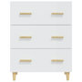Voir la diapositive 3 : VIDAXL Buffet Blanc brillant 70x34x90 cm Bois d'ingenierie