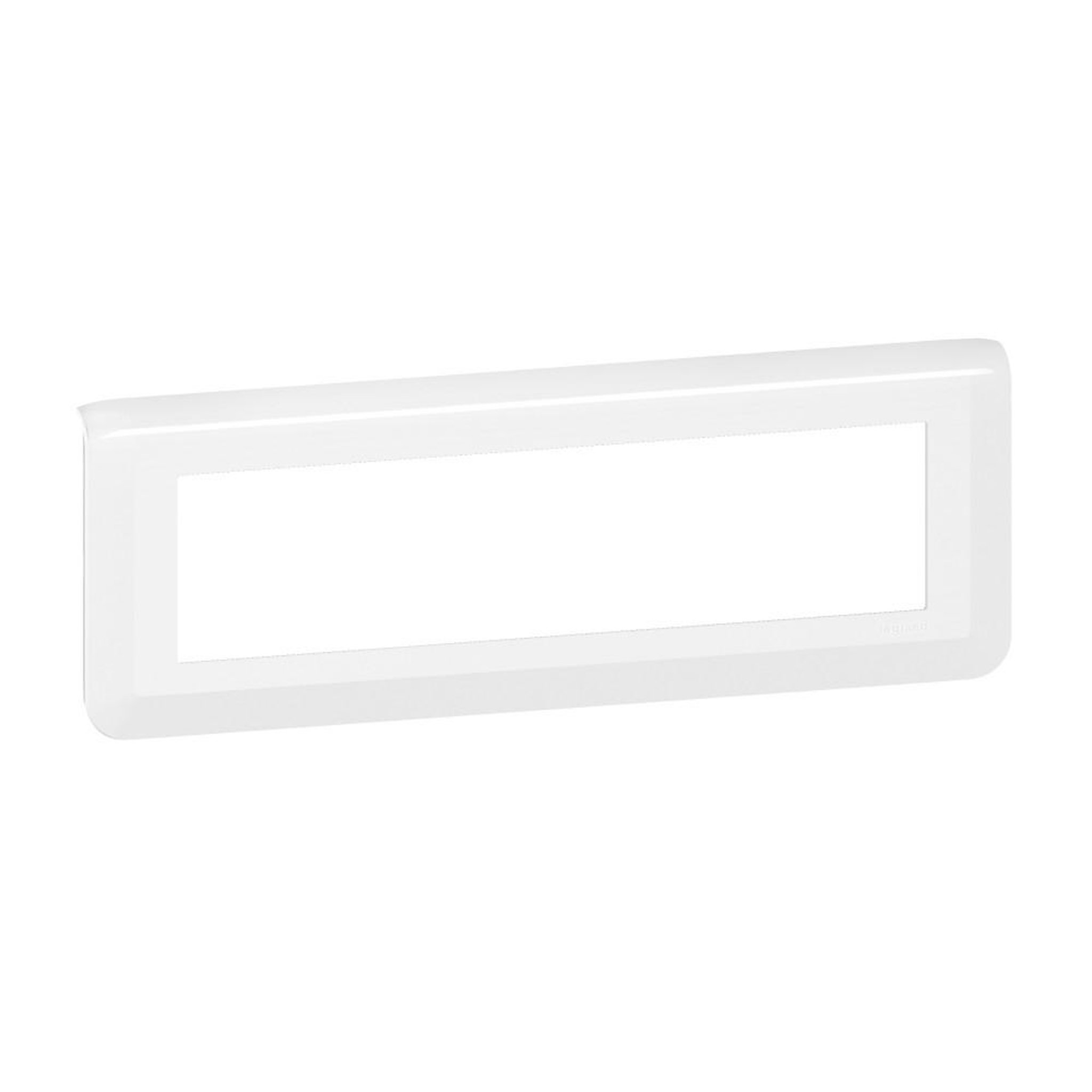 Legrand Support et plaque quadruple Mosaic, LEGRAND, blanche