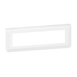 Legrand Support et plaque quadruple Mosaic, LEGRAND, blanche