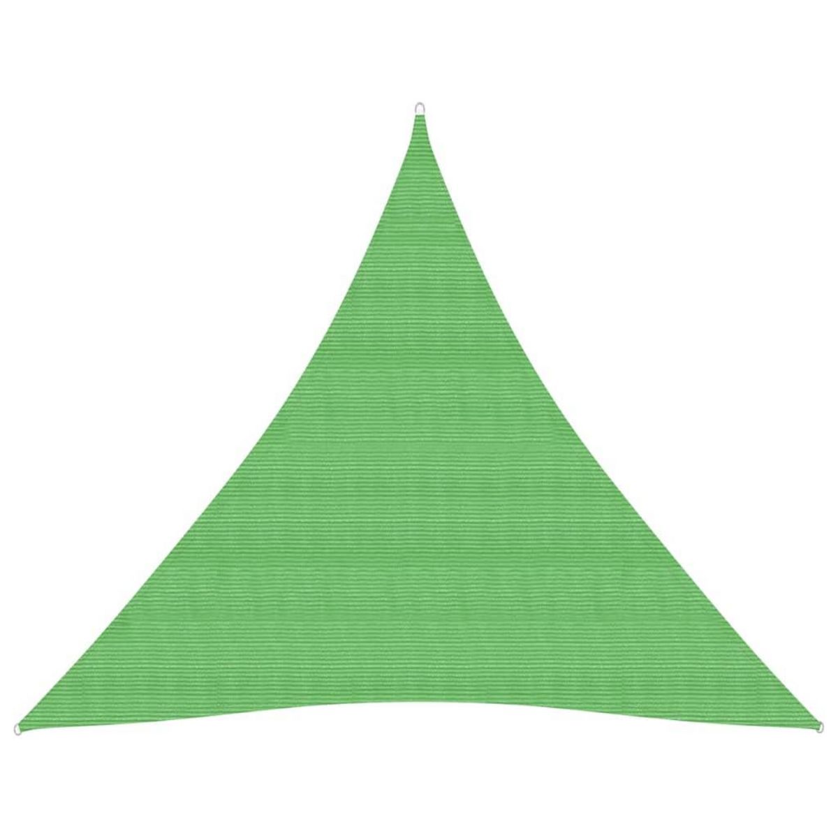 VIDAXL Voile d'ombrage 160 g/m^2 Vert clair 4,5x4,5x4,5 m PEHD