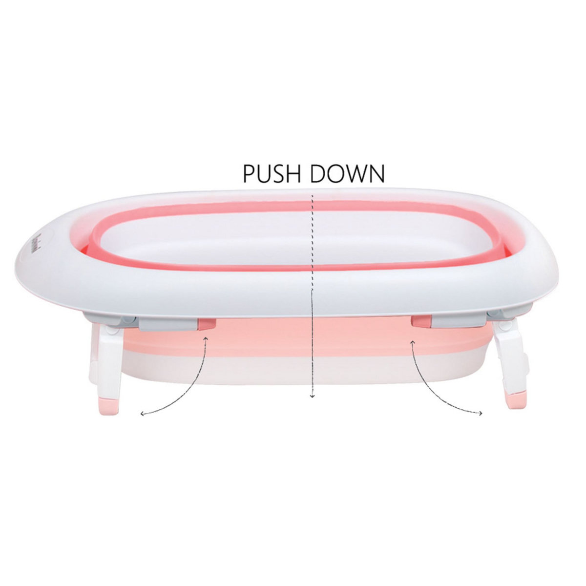 BANINNI Baignoire bébé compacte et design Tino