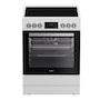 Voir la diapositive 1 : Whirlpool Cuisinière vitrocéramique 72l 4 feux blanc - W6V8LCSW
