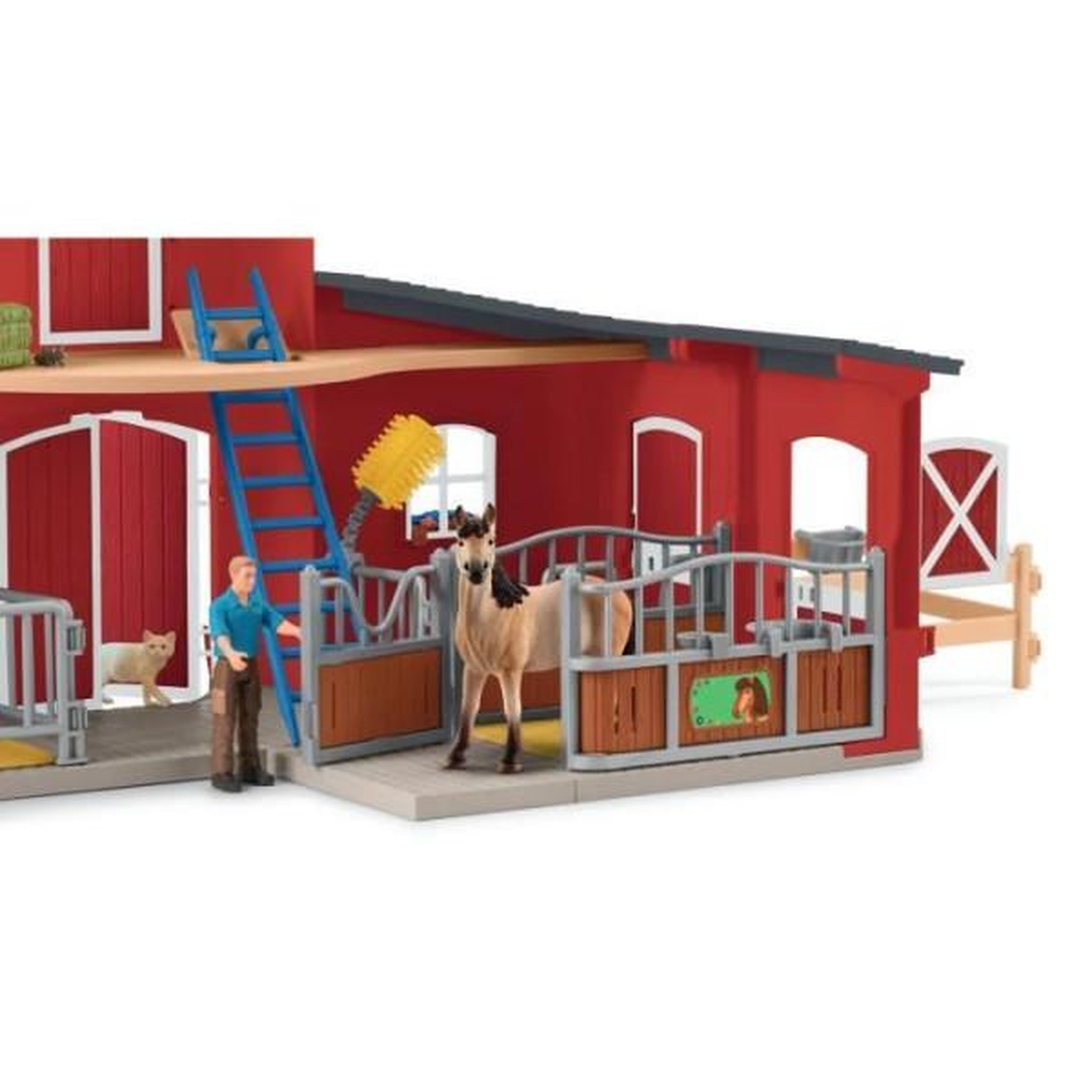 Voir la diapositive 6 : Schleich Coffret Box avec Jument Mustang, Figurine réaliste, Taille 24 cm, SCHLEICH 42724 Farm World, Des 4 ans