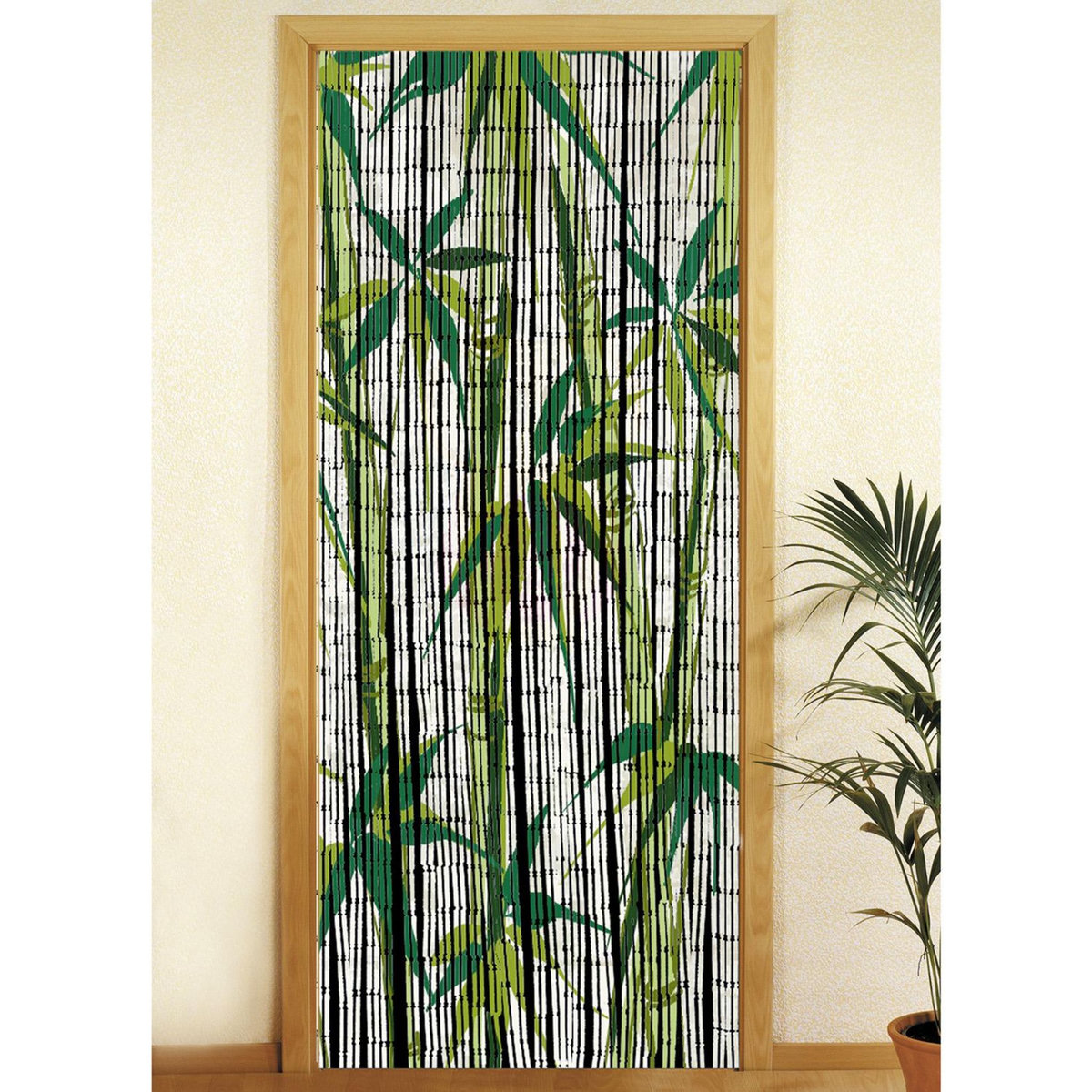 Wenko Rideau de porte - 90 x 200 cm. - Bambou