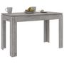 Voir la diapositive 3 : VIDAXL Table a dîner sonoma gris 120x60x76 cm bois d'ingenierie