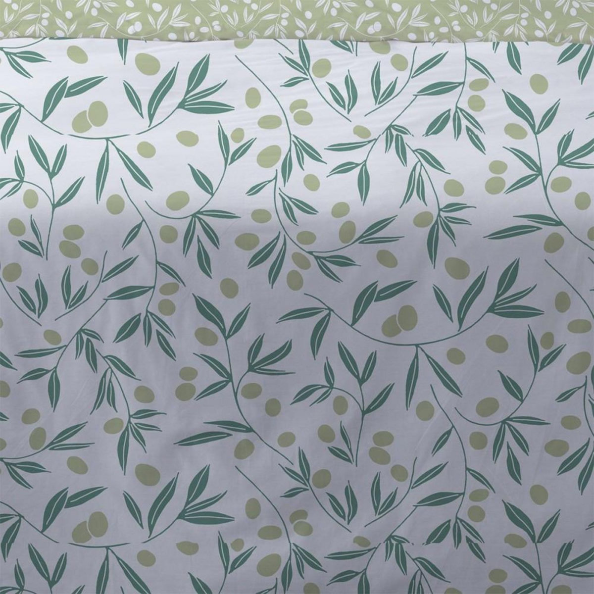 Dourev Housse de couette 240x220 Misaki vert + 2 taies