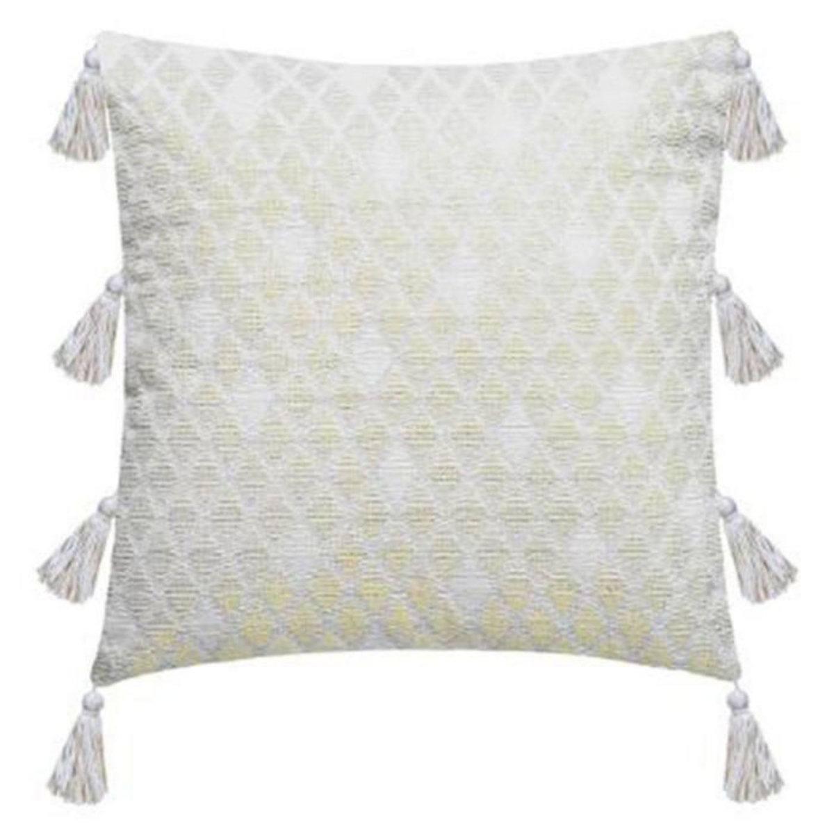 ATMOSPHERA Housse de Coussin  Shine  40x40cm Blanc
