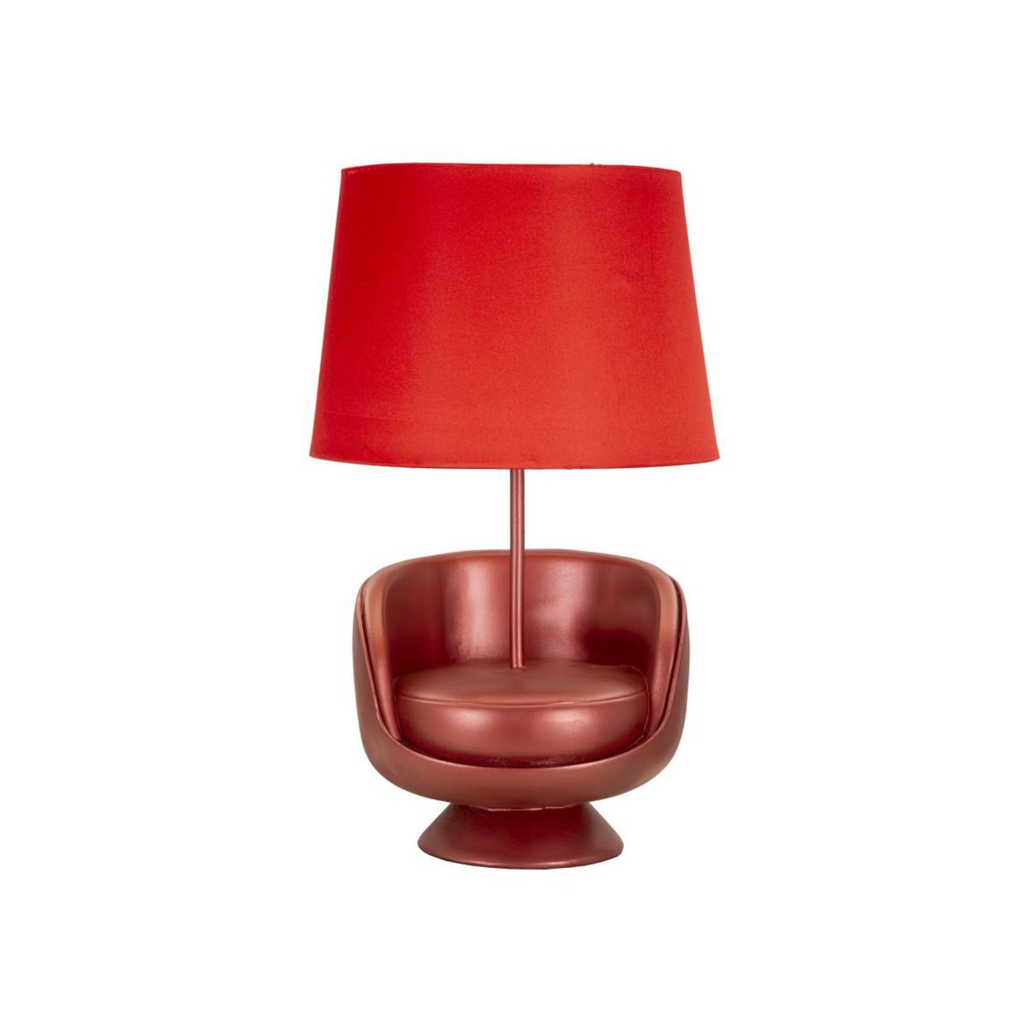 Voir la diapositive 2 : Paris Prix Lampe à poser déco  midcentury  43cm rouge