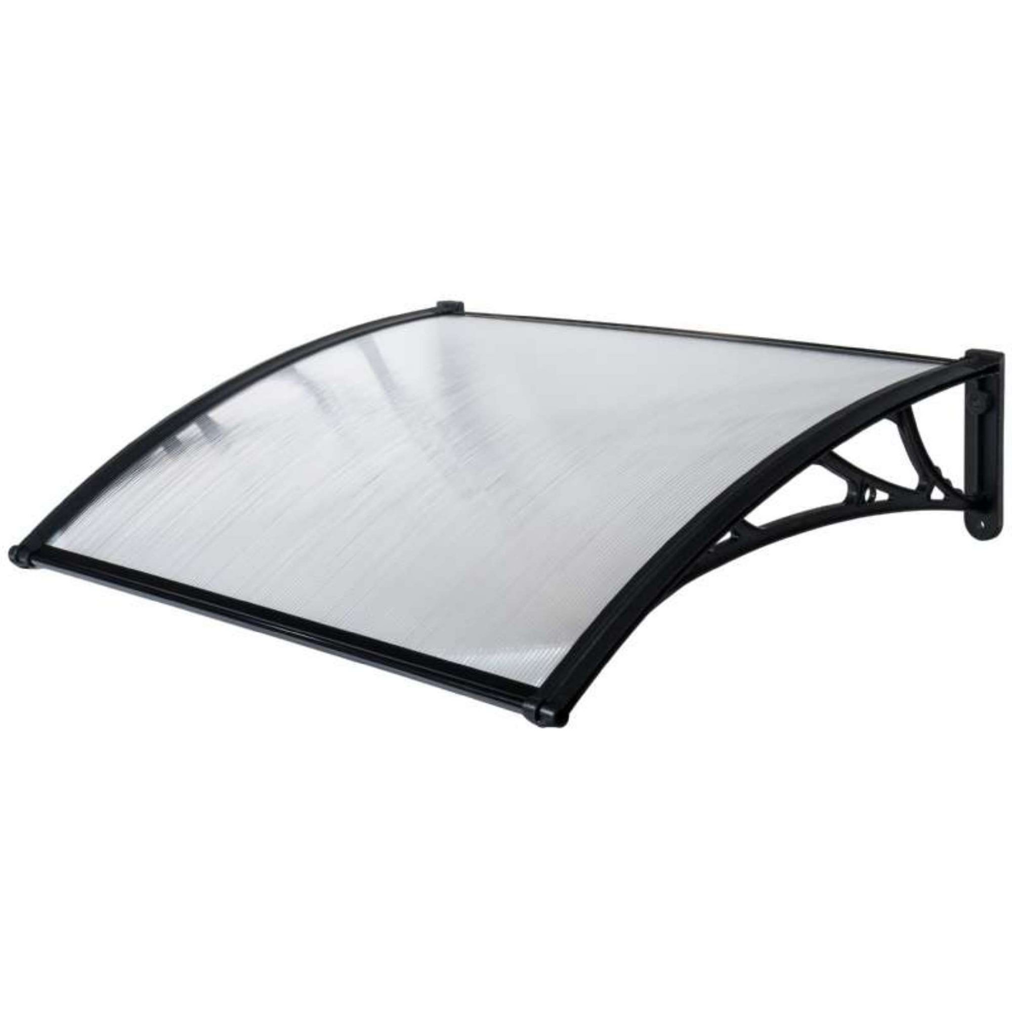 Voir la diapositive 1 :  Marquise en polycarbonate Werkapro  80 x 150 cm