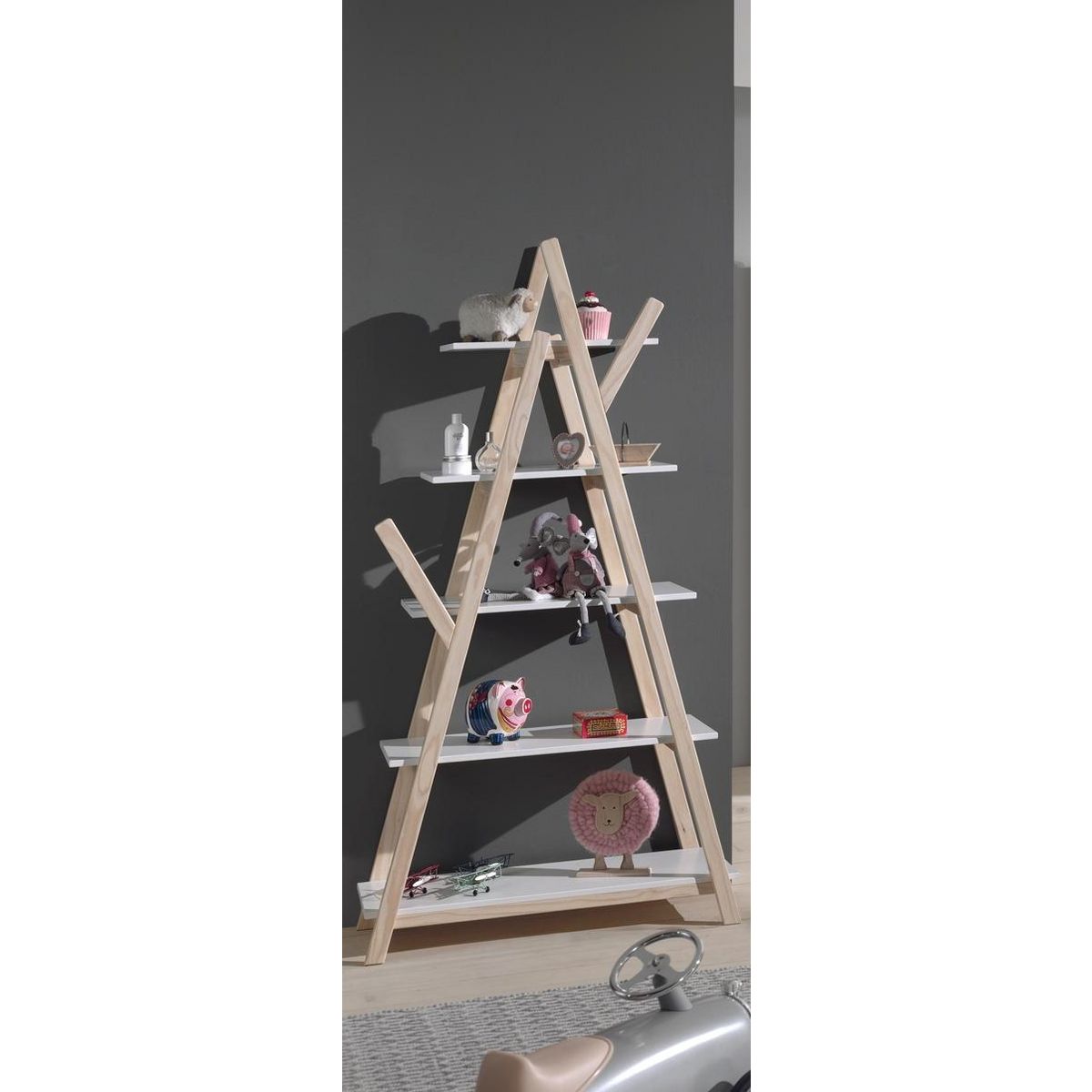 Bibliothèque chambre enfant scandinave H170cm KID