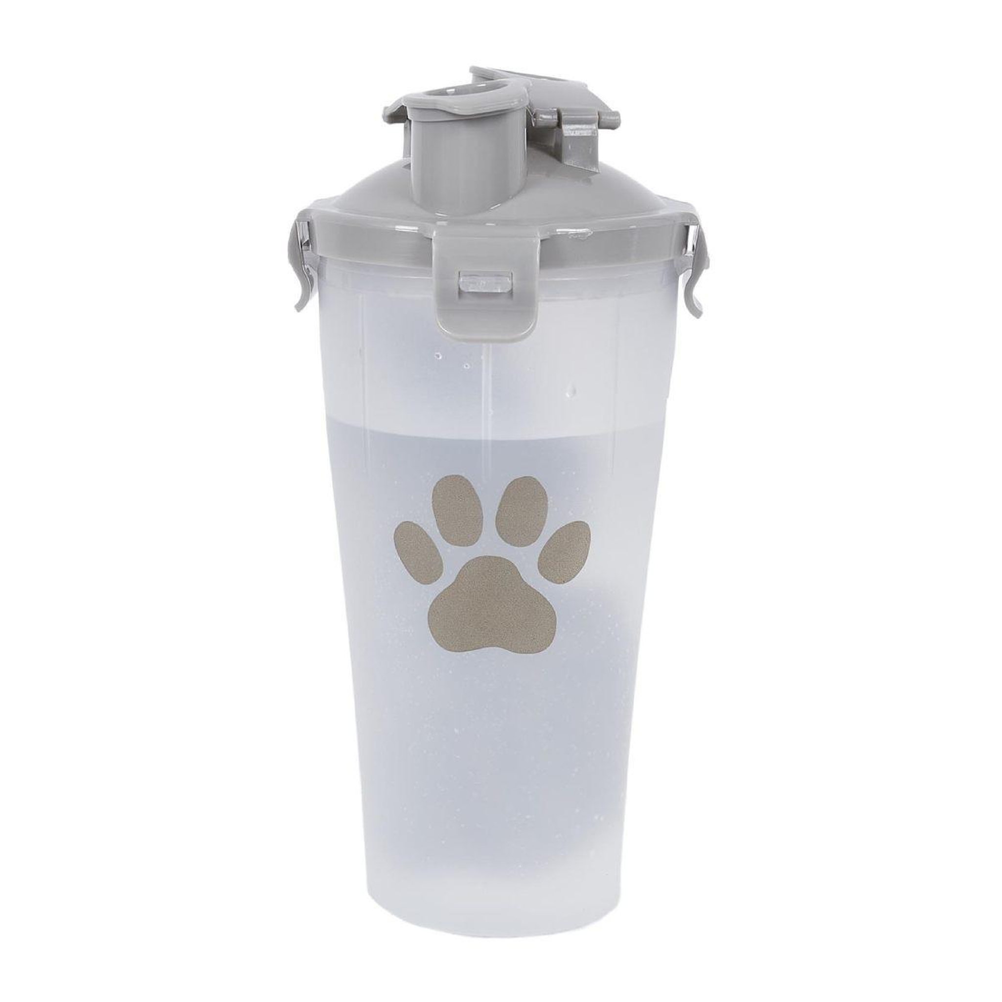 The concept Factory Gourde pour chien  2 en 1  22cm gris