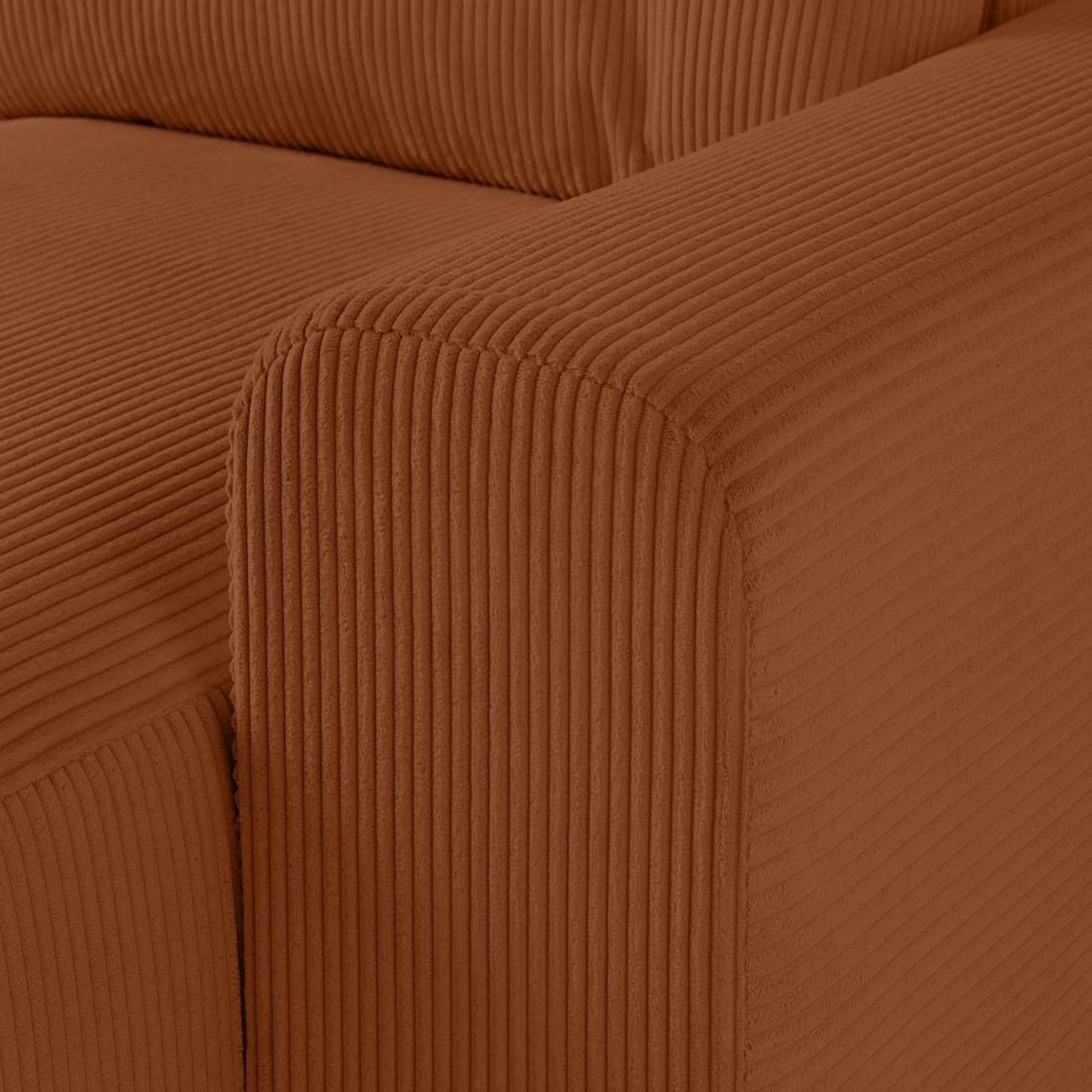 Voir la diapositive 6 : BEST MOBILIER Garance - canapé modulable d'angle gauche - 6 places - en velours côtelé