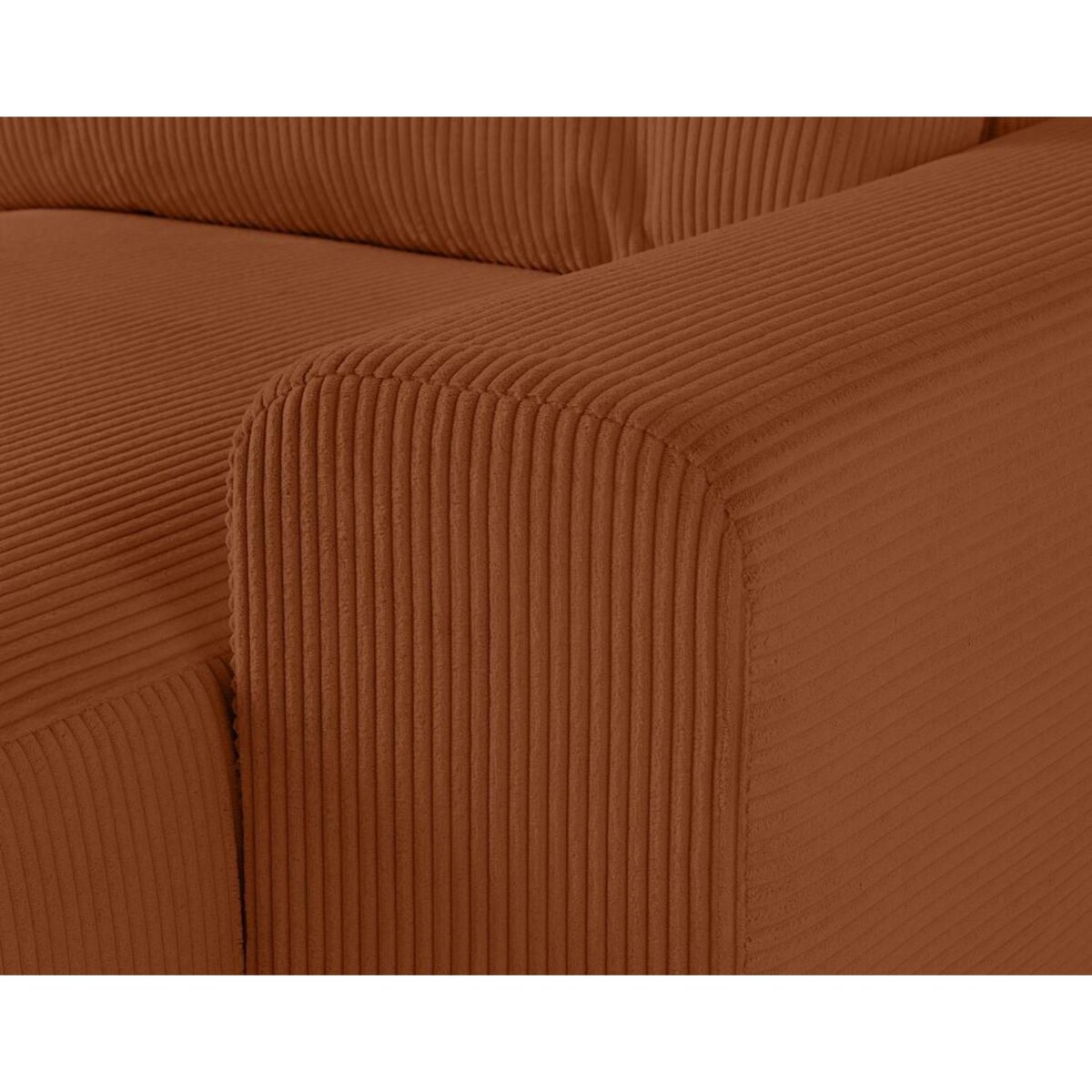 LISA DESIGN Garance - canapé modulable d'angle gauche - 6 places - en velours côtelé