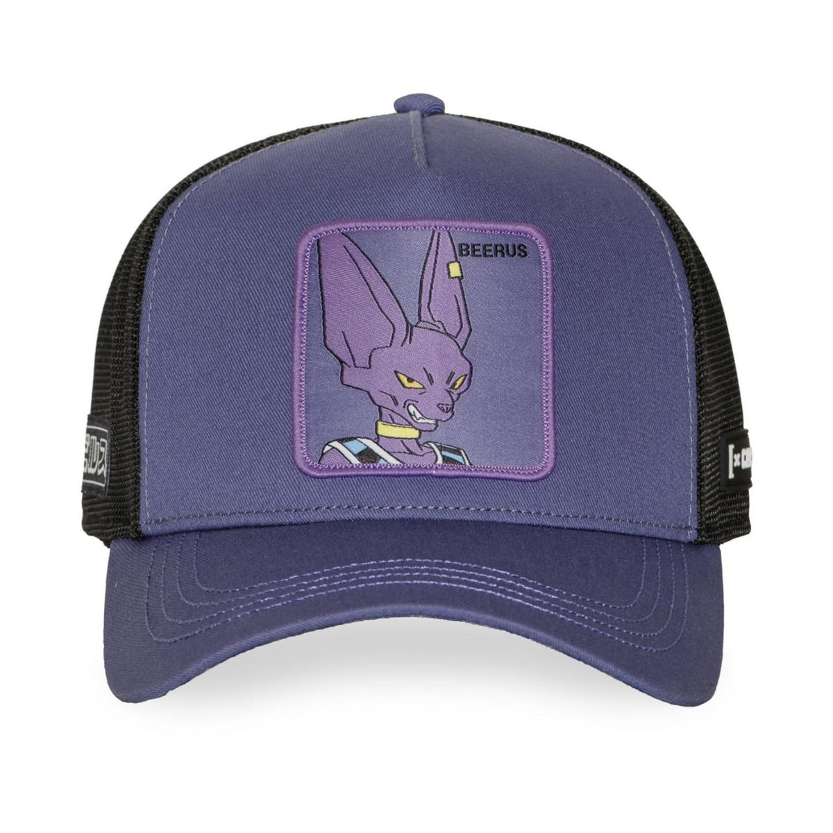 CAPSLAB Casquette trucker premium filet et patch Dragon Ball Super Beerus