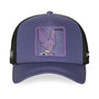 Voir la diapositive 2 : CAPSLAB Casquette trucker premium filet et patch Dragon Ball Super Beerus