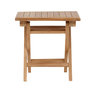 Voir la diapositive 3 : Paris Prix Table de Jardin en Teck  Kenya  50cm Naturel