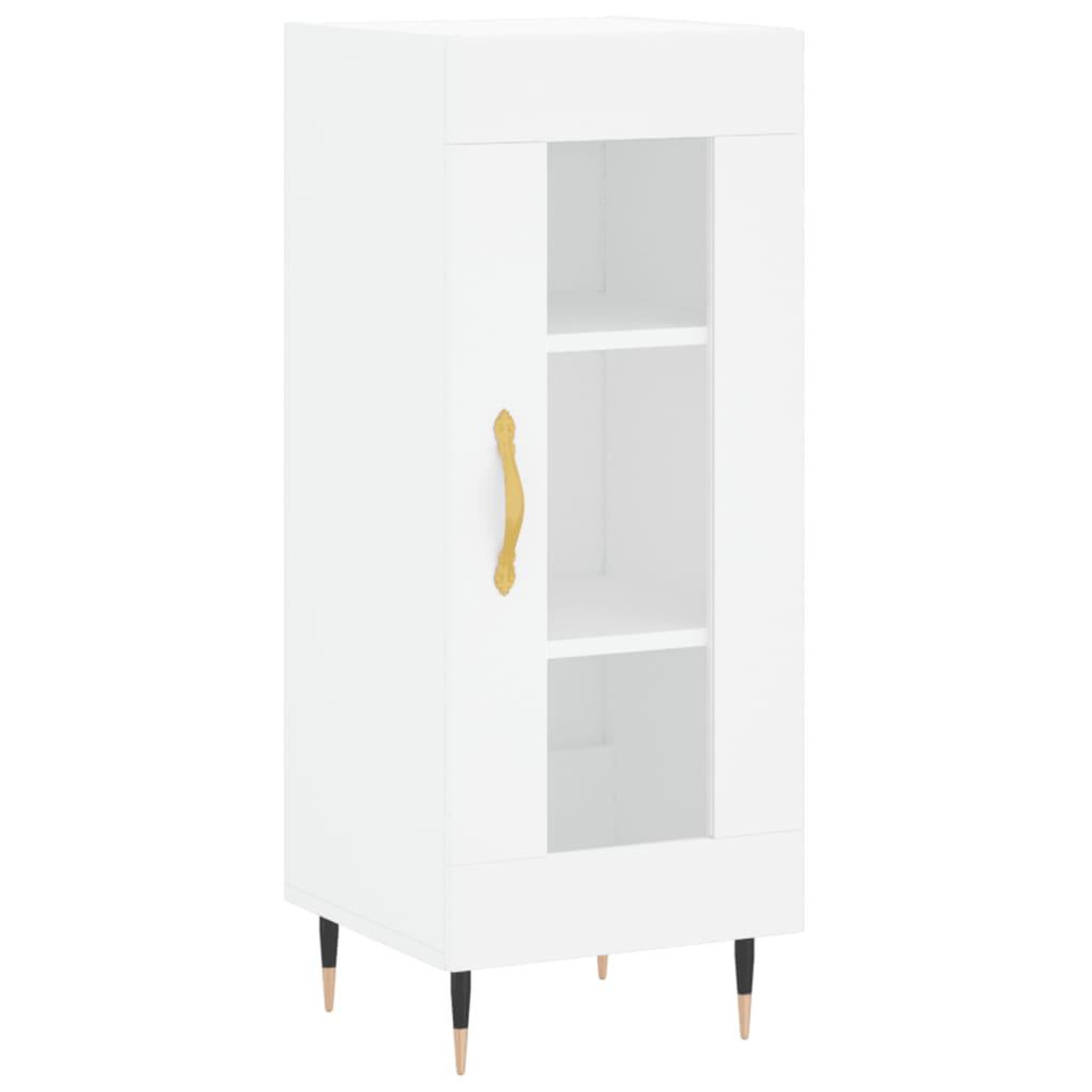 Voir la diapositive 2 : VIDAXL Buffet blanc 34,5x34x90 cm bois d'ingenierie