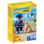 Voir la diapositive 1 : PLAYMOBIL 70408 - 1.2.3 - Policier avec chien