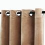 Voir la diapositive 3 : VIDAXL Rideaux occultants avec anneaux 2 pcs Velours Beige 140x225 cm