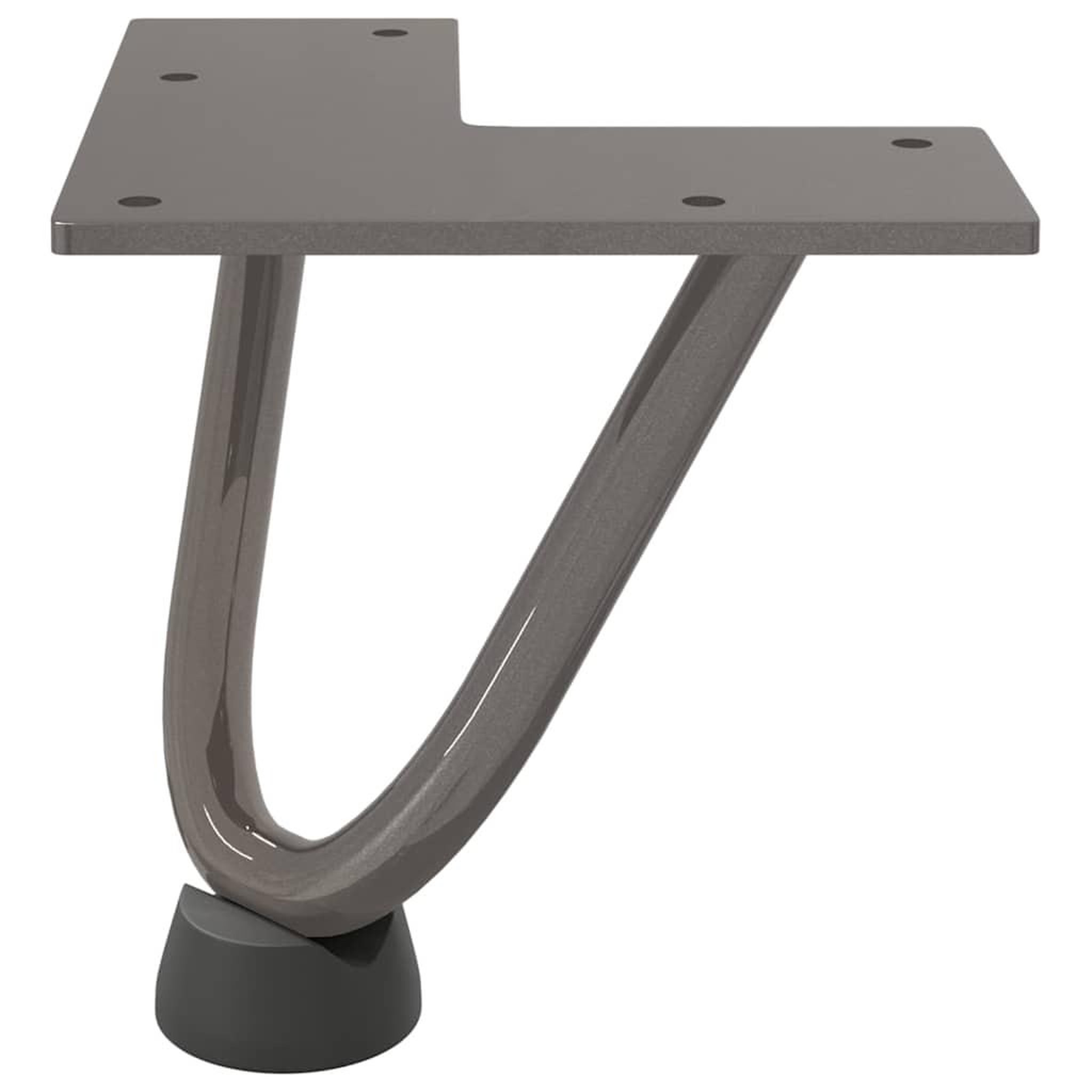 Voir la diapositive 5 : VIDAXL Pieds de table en forme d'epingle a cheveux 10 cm acier massif