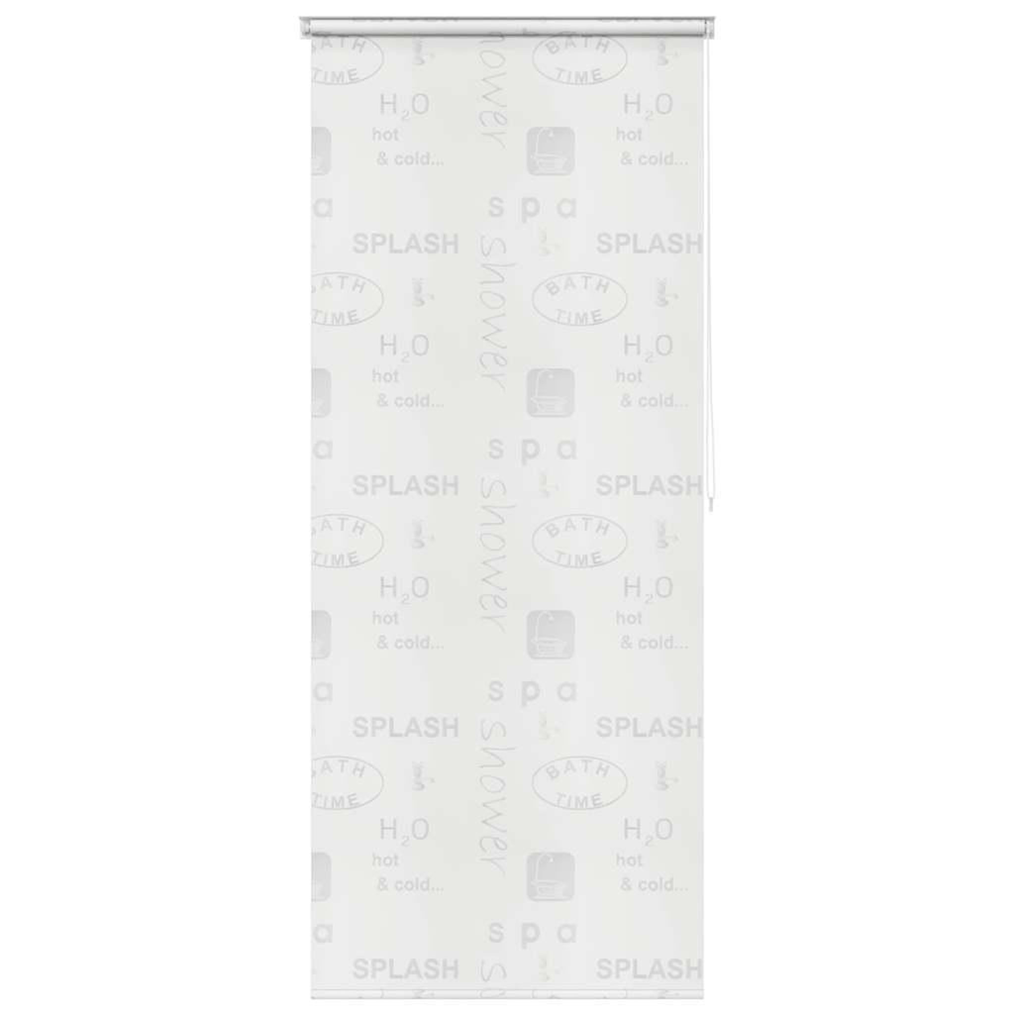 Voir la diapositive 2 : VIDAXL Store roulant de douche 120x240 cm Eclaboussures