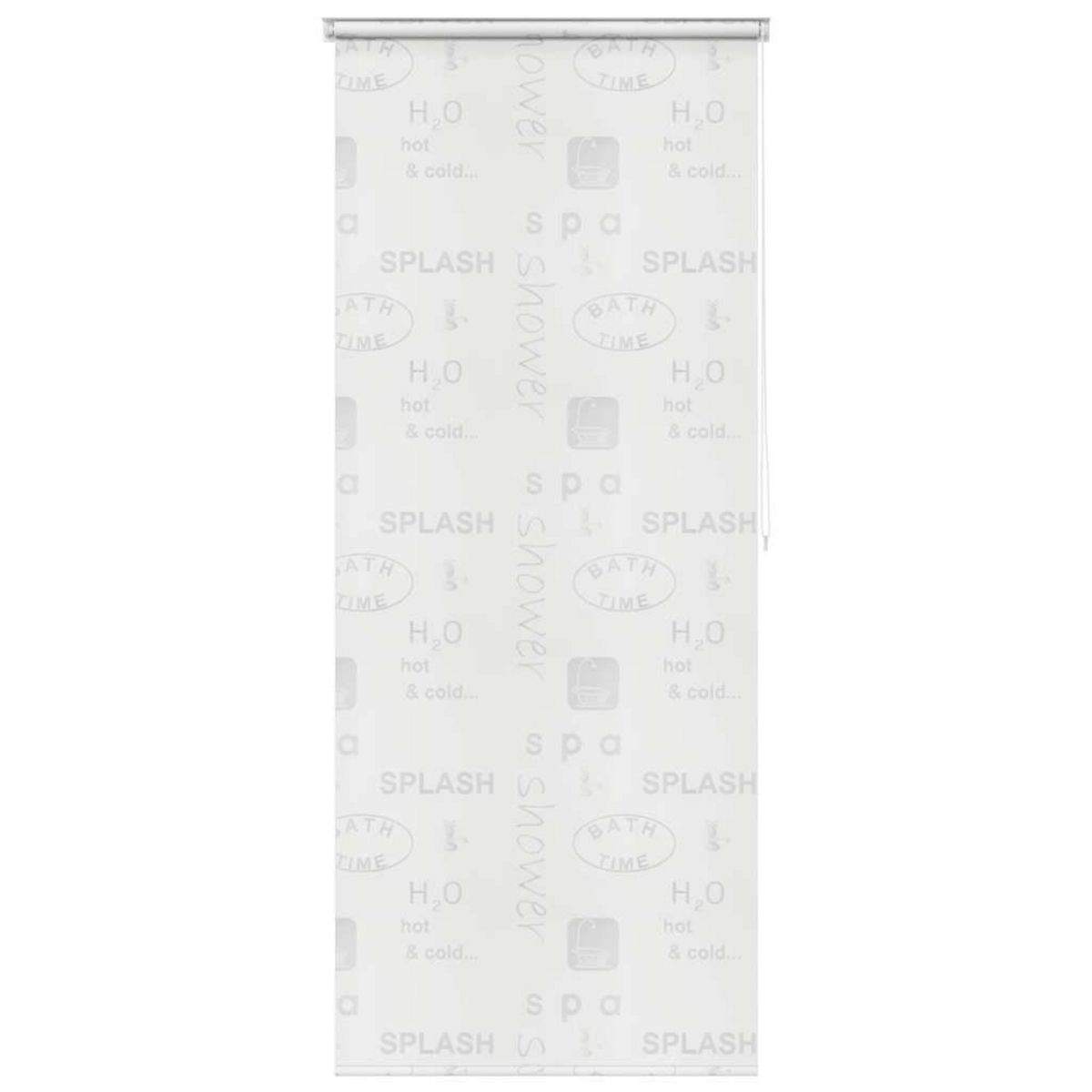VIDAXL Store roulant de douche 120x240 cm Eclaboussures