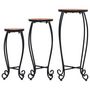 Voir la diapositive 3 : VIDAXL Tables mosaïque 3 pcs Terre cuite Ceramique