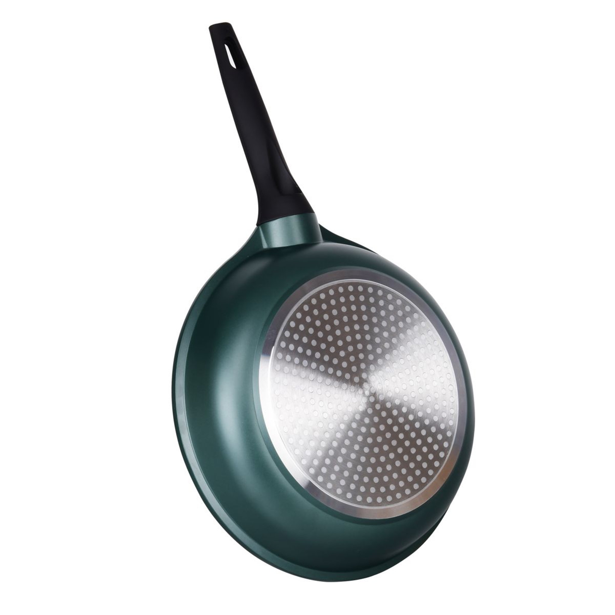 Voir la diapositive 4 : Poêle 24cm en fonte d'aluminium vert