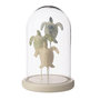 Voir la diapositive 1 : Paris Prix Cloche Déco en Verre  Turtle  22cm Multicolore