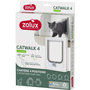 Voir la diapositive 3 : Zolux Chatiere 4 positions - ZOLUX - L20 x H25 cm - Pour porte bois, PVC, métal - Catwalk - Blanc