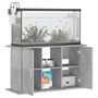 Voir la diapositive 4 : VIDAXL Support pour aquarium gris béton 101x41x58 cm bois d ingénierie