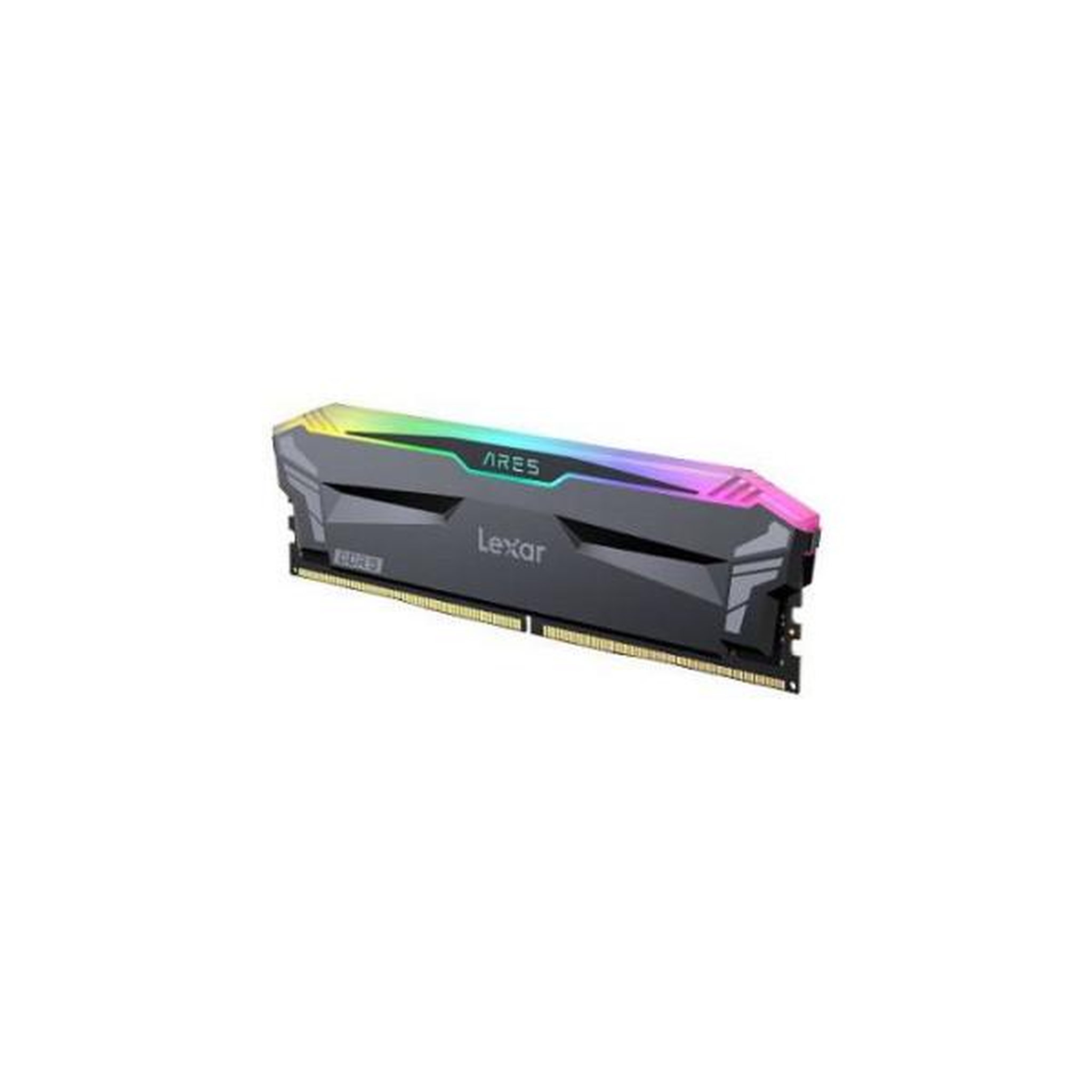 Voir la diapositive 2 : Lexar Barrette Mémoire - LEXAR Ares - DDR5 6800 - CL34 1.4 V - 32 Go (2x 16 Go) - Dissipateur thermique + RGB - Noir