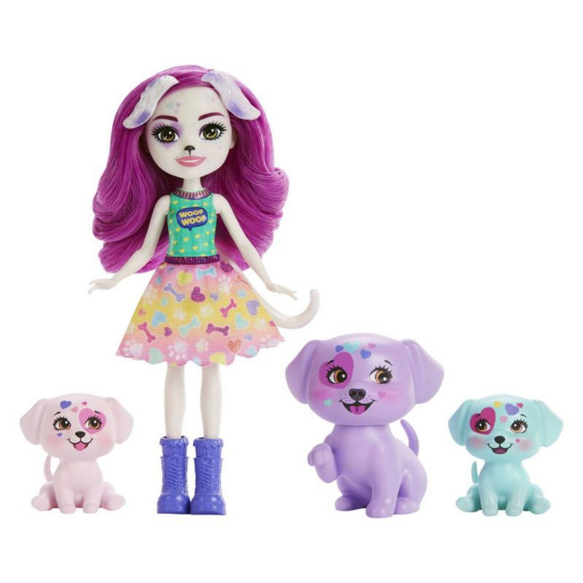 MATTEL Mattel - Enchantimals City Tails Doll with Animal Friends HKN14