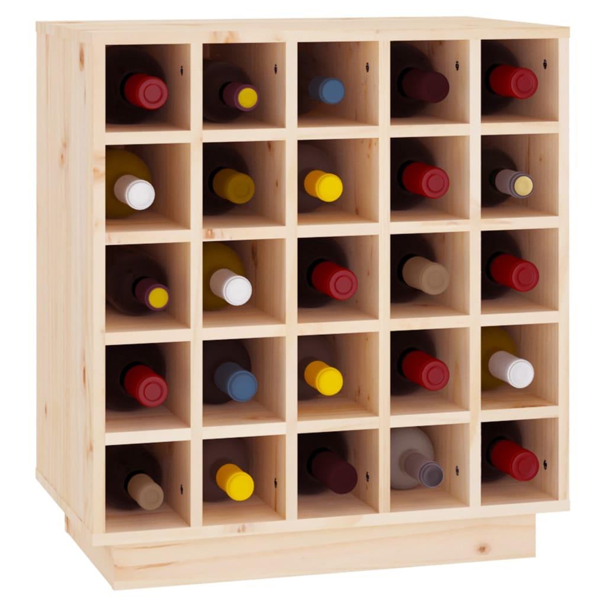 Voir la diapositive 4 : VIDAXL Armoire a vin 55,5x34x61 cm Bois de pin massif