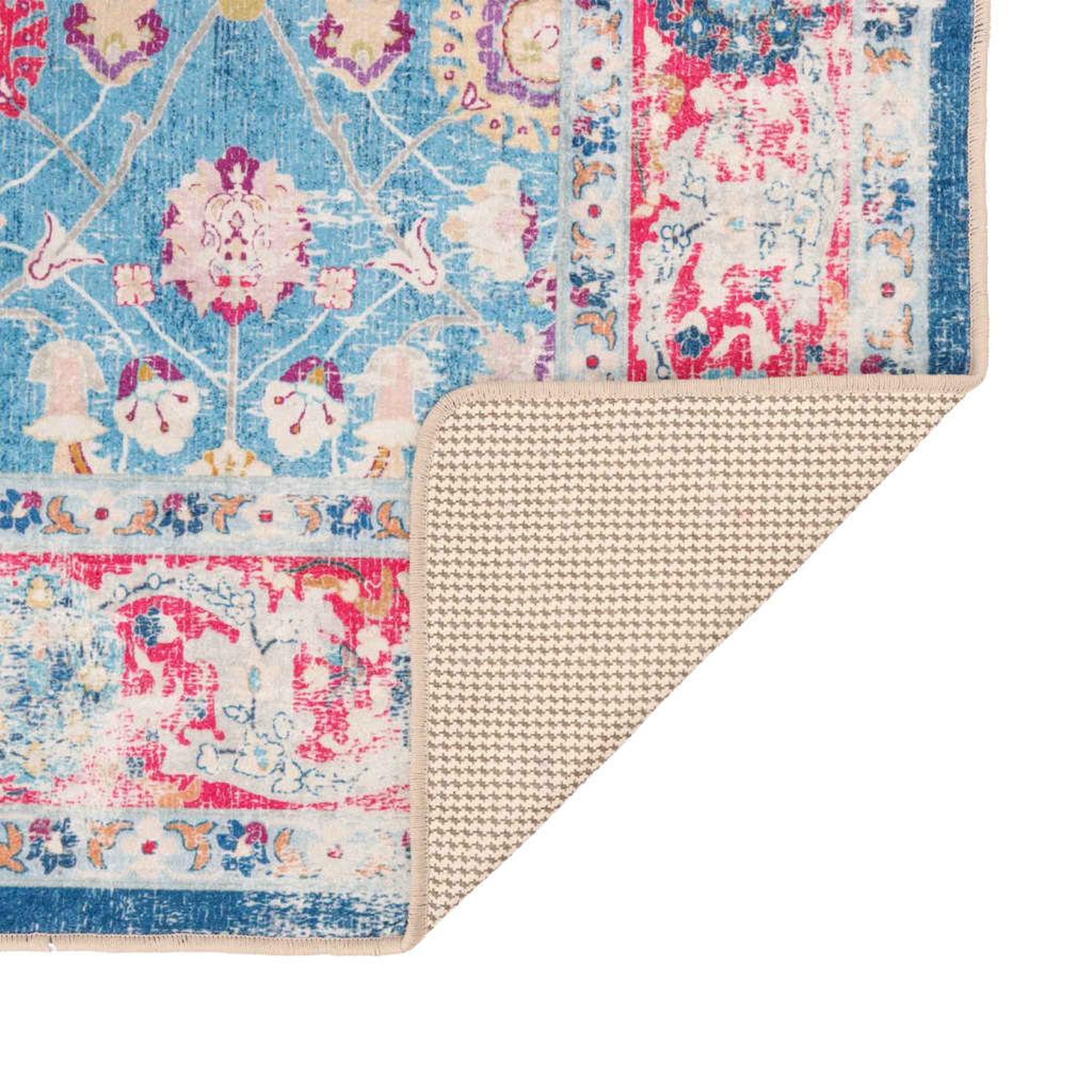 Voir la diapositive 4 : VIDAXL Tapis lavable multicolore 80x150 cm antiderapant